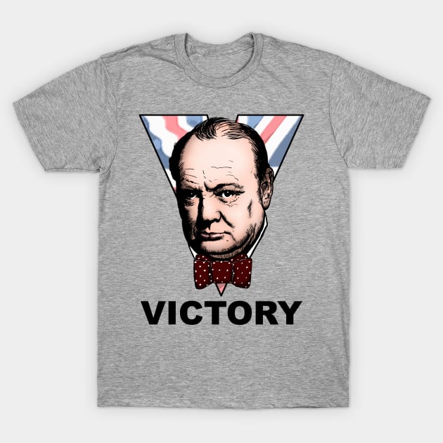 Winston Churchill T-Shirt by Indigenous Bert